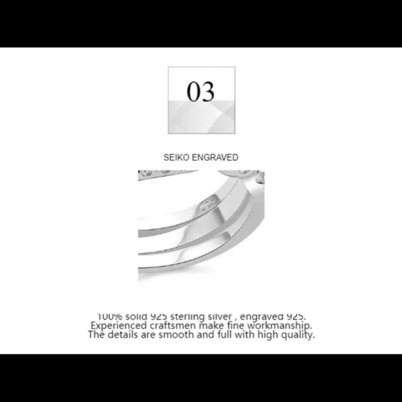 New! Princess Cut & Sapphire 3 ring 3A 6mm cz Sterling Silver Engagement Ring! - Picture 16 of 17